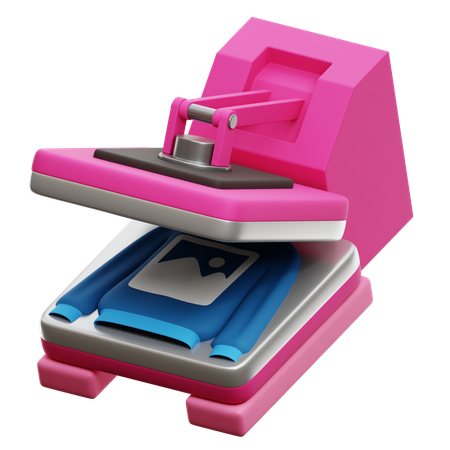 열 프레스 기계  3D Icon