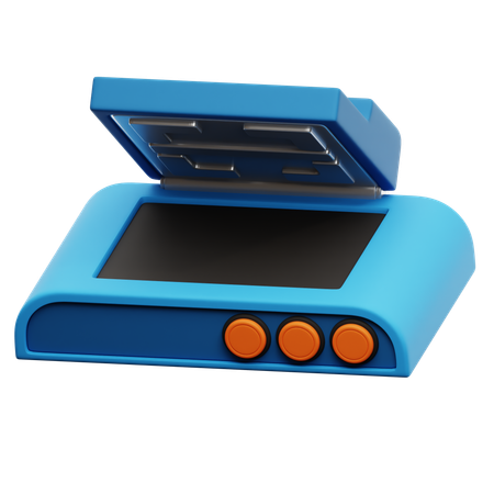 스캐너 기계  3D Icon