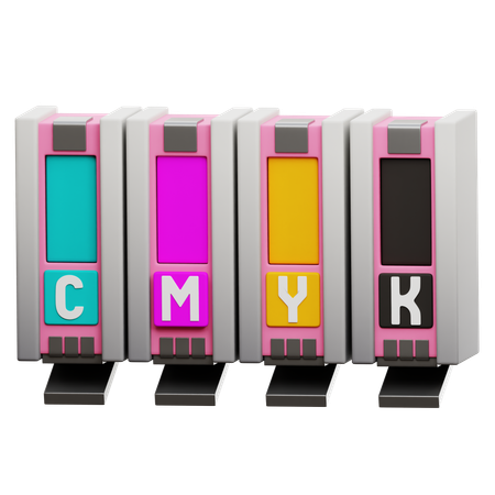 잉크 카트리지  3D Icon