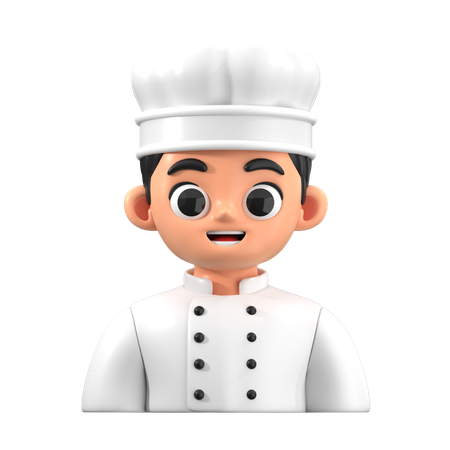 요리사  3D Icon