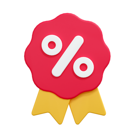 세일 뱃지  3D Icon