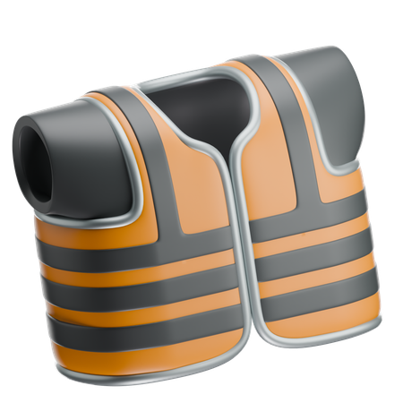 안전 조끼  3D Icon