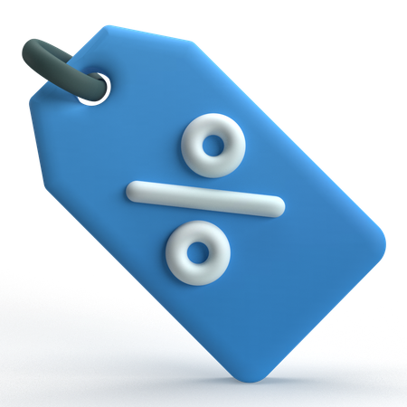 割引  3D Icon