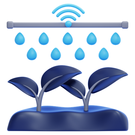 スマート農業  3D Icon