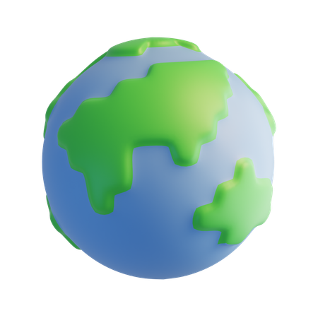 地球  3D Icon