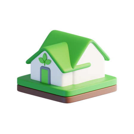 エコハウス  3D Icon