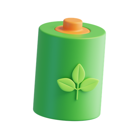 エコバッテリー  3D Icon