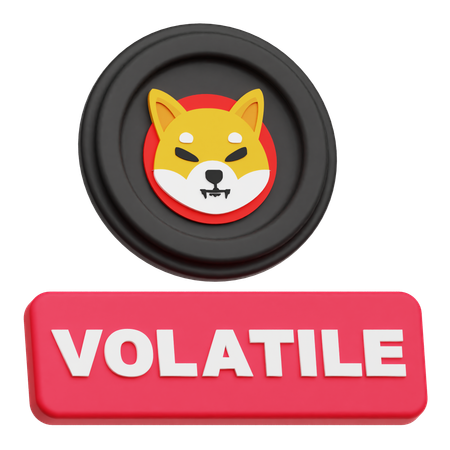 시바 이누 휘발성  3D Icon