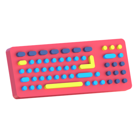 キーボード  3D Icon