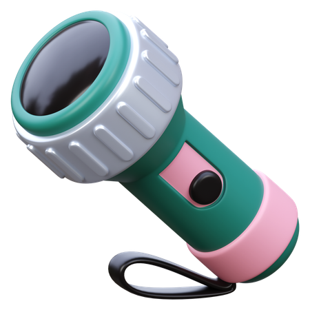 懐中電灯  3D Icon