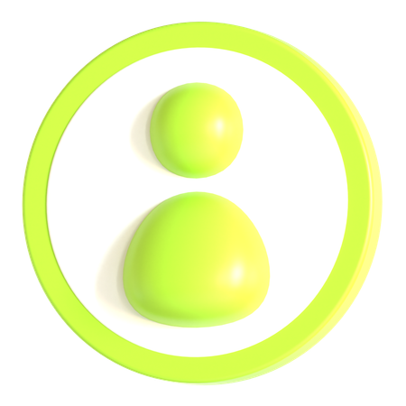 ソーシャルメディアアカウント  3D Icon