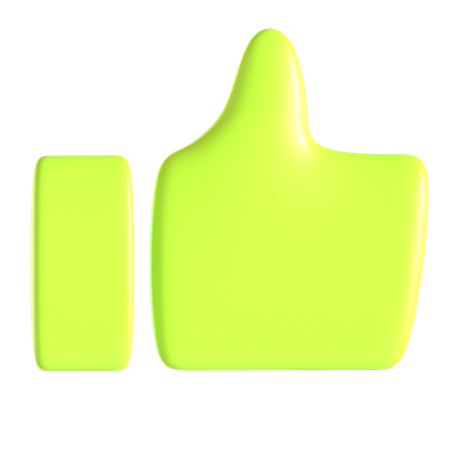 ソーシャルメディアいいね  3D Icon