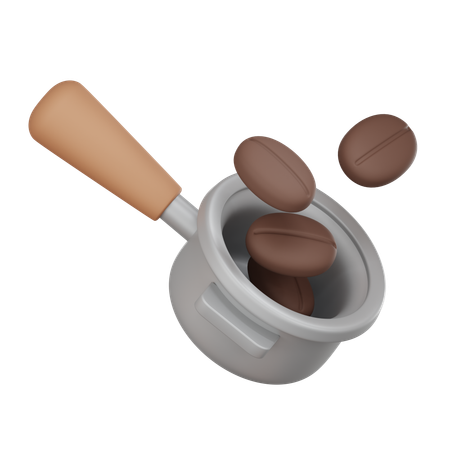 커피 포터필터  3D Icon