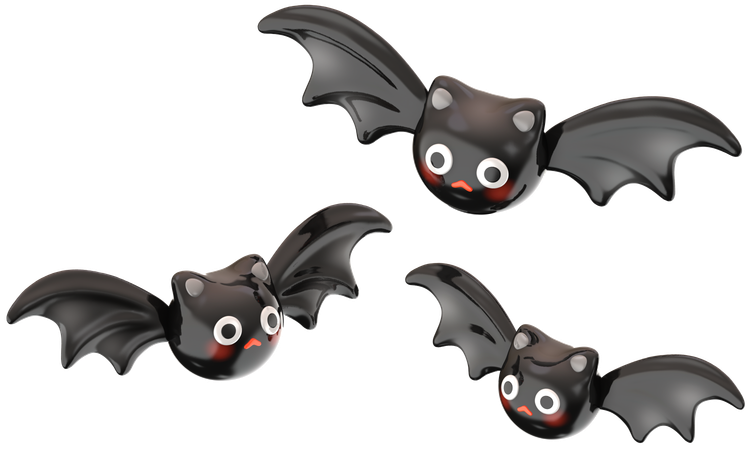 コウモリ  3D Icon
