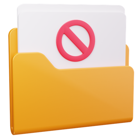 폴더 제한됨  3D Icon