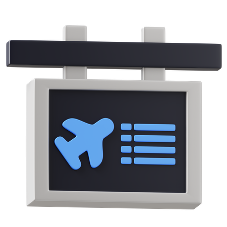 搭乗ゲート  3D Icon