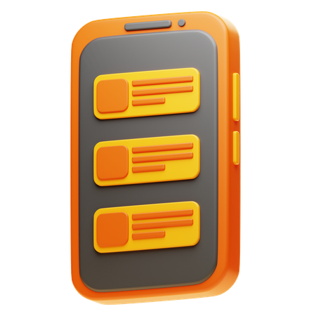 携帯電話  3D Icon
