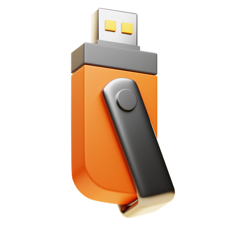 フラッシュディスク  3D Icon