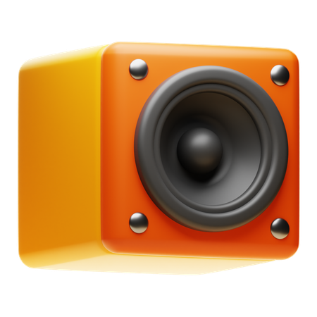 スピーカー  3D Icon