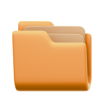 ファイルフォルダー  3D Icon
