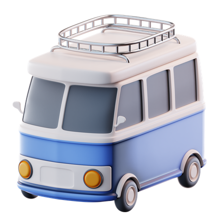 キャンピングカー  3D Icon