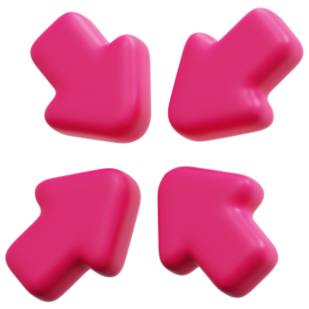 초점 화살표  3D Icon