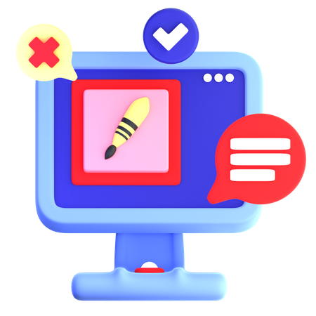 디자인 피드백  3D Icon