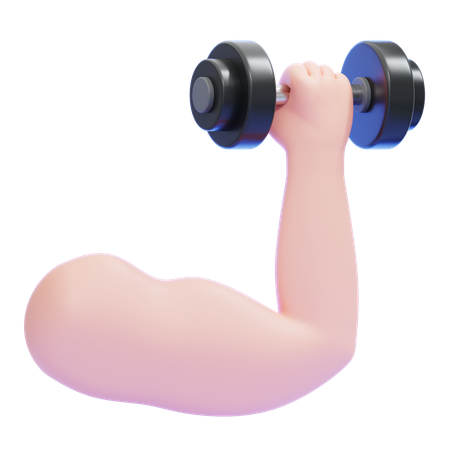 筋力トレーニング  3D Icon