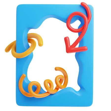ライン  3D Icon