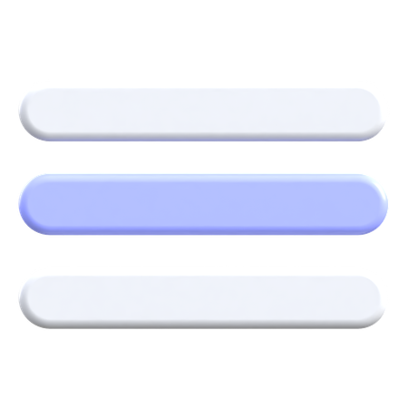 ハンバーガーメニュー  3D Icon