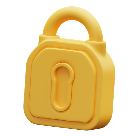 南京錠  3D Icon