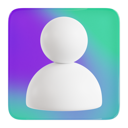 사용자  3D Icon