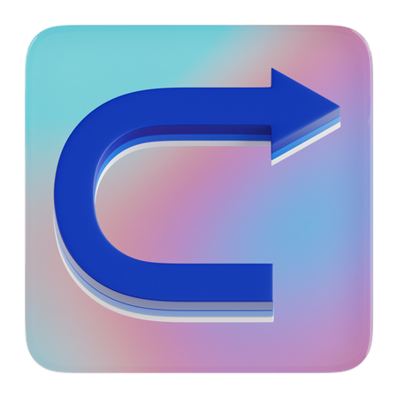 앞으로  3D Icon