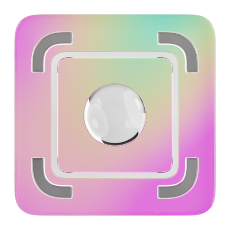 포착  3D Icon
