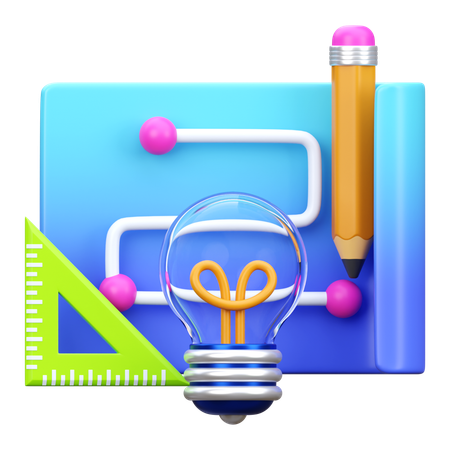 창의적 기획  3D Icon