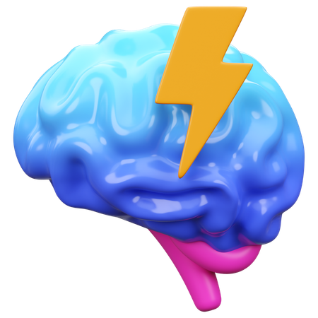 ブレインストーミング  3D Icon