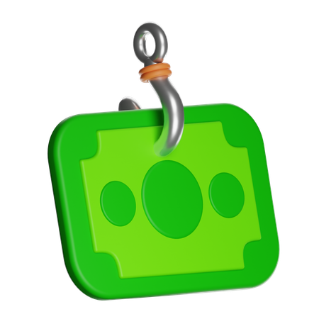 マネーフィッシング  3D Icon