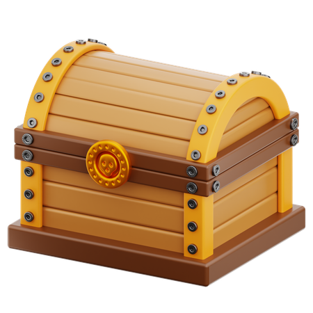 보물 상자  3D Icon