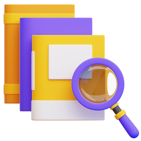 本を見つける  3D Icon