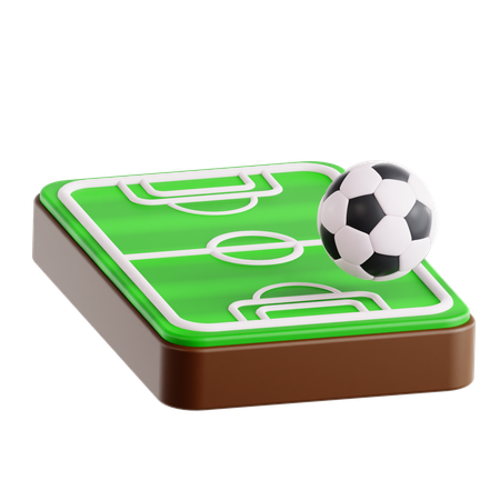 サッカー場  3D Icon