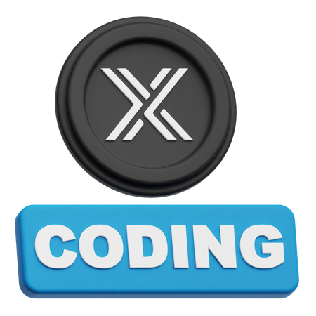 변경 불가능한 코딩  3D Icon