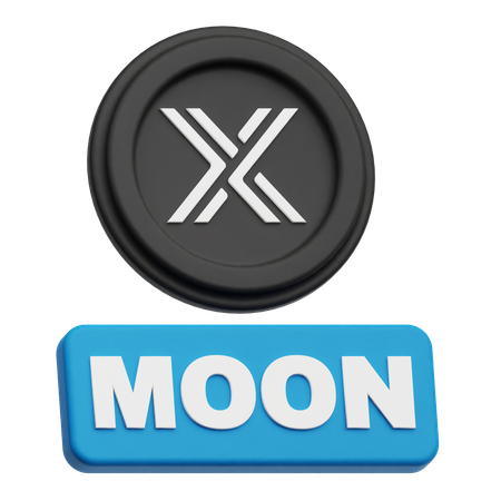 불변의 달  3D Icon