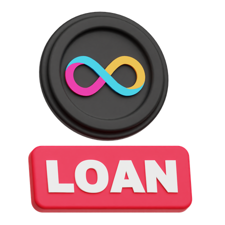 인터넷 컴퓨터 대출  3D Icon