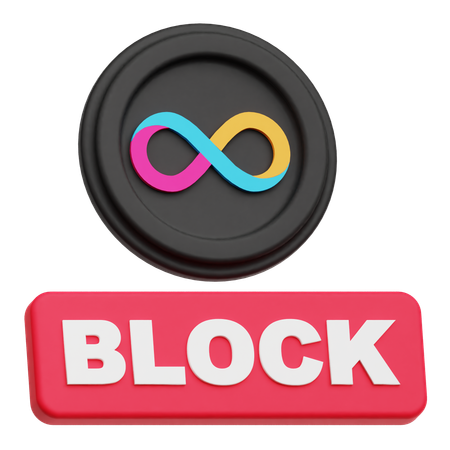 인터넷 컴퓨터 블록  3D Icon