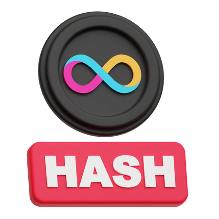 인터넷 컴퓨터 해시  3D Icon