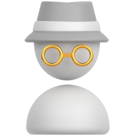 透明人間  3D Icon
