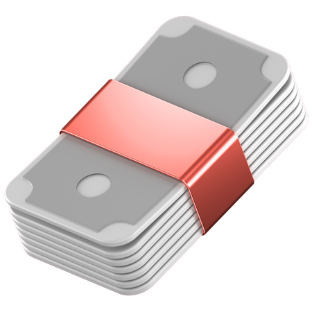 現金  3D Icon