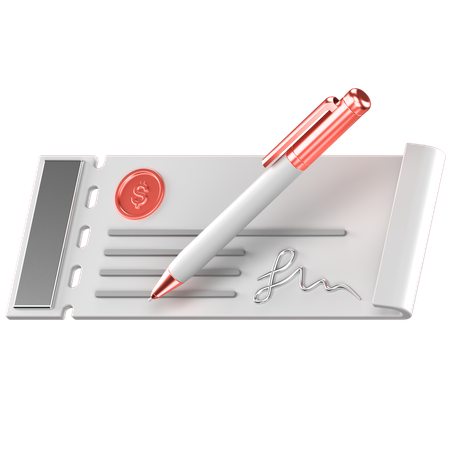 チェック  3D Icon
