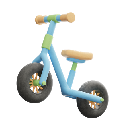 어린이 자전거 점토  3D Icon