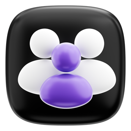 グループ  3D Icon